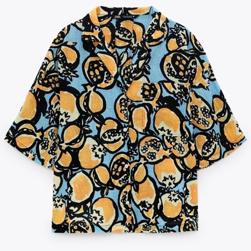 Zara Structured Pattern Shirt